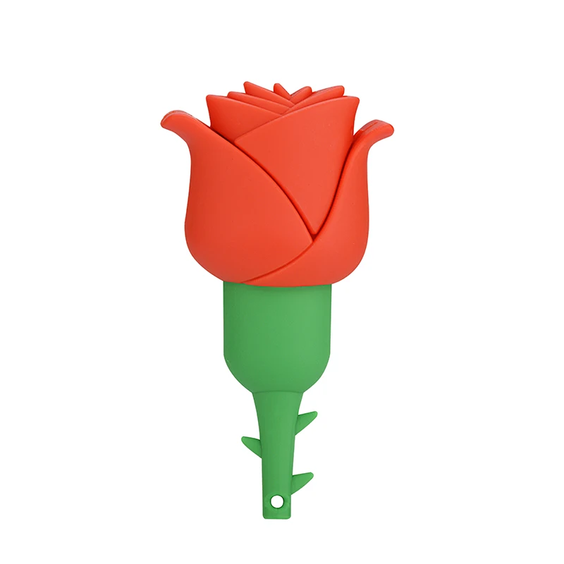 CARTOON 64GB USB Flash Drive rose USB Flash Drive 32G 16GB 8GB 4GB  Pen Drive 128gb Memory Stick CUTE 256GB 512GB 1TB