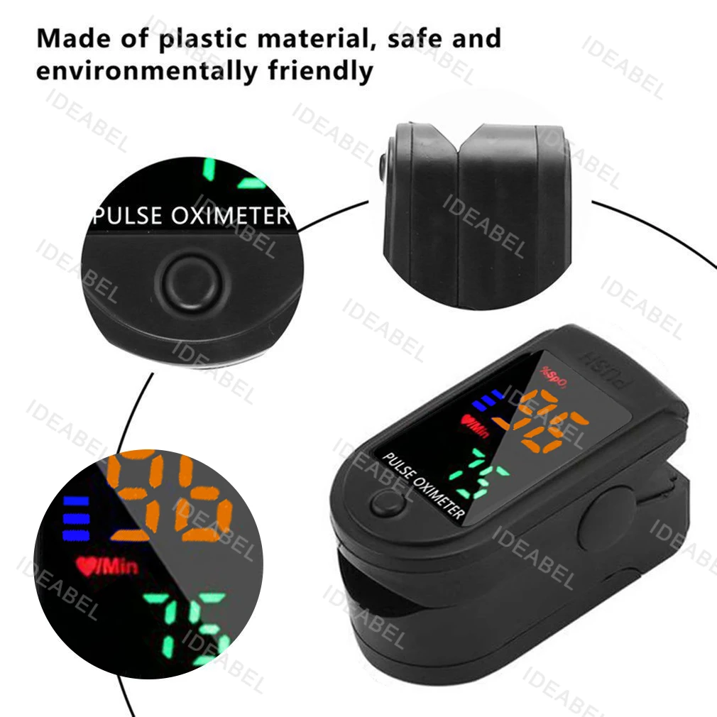 1-10P Finger Clip Oximeter Home TFT Oximeter Blood Oxygen Meter Portable Visual Fingertip Pulse Oximeter Saturation SpO2 Monitor