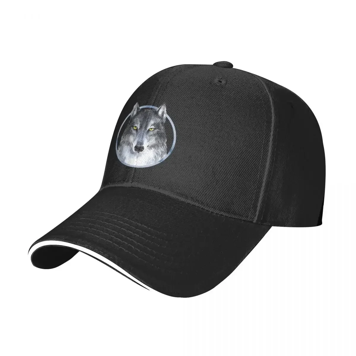 Grey Wolf Baseball Cap black tea Hat Woman Hats Men's