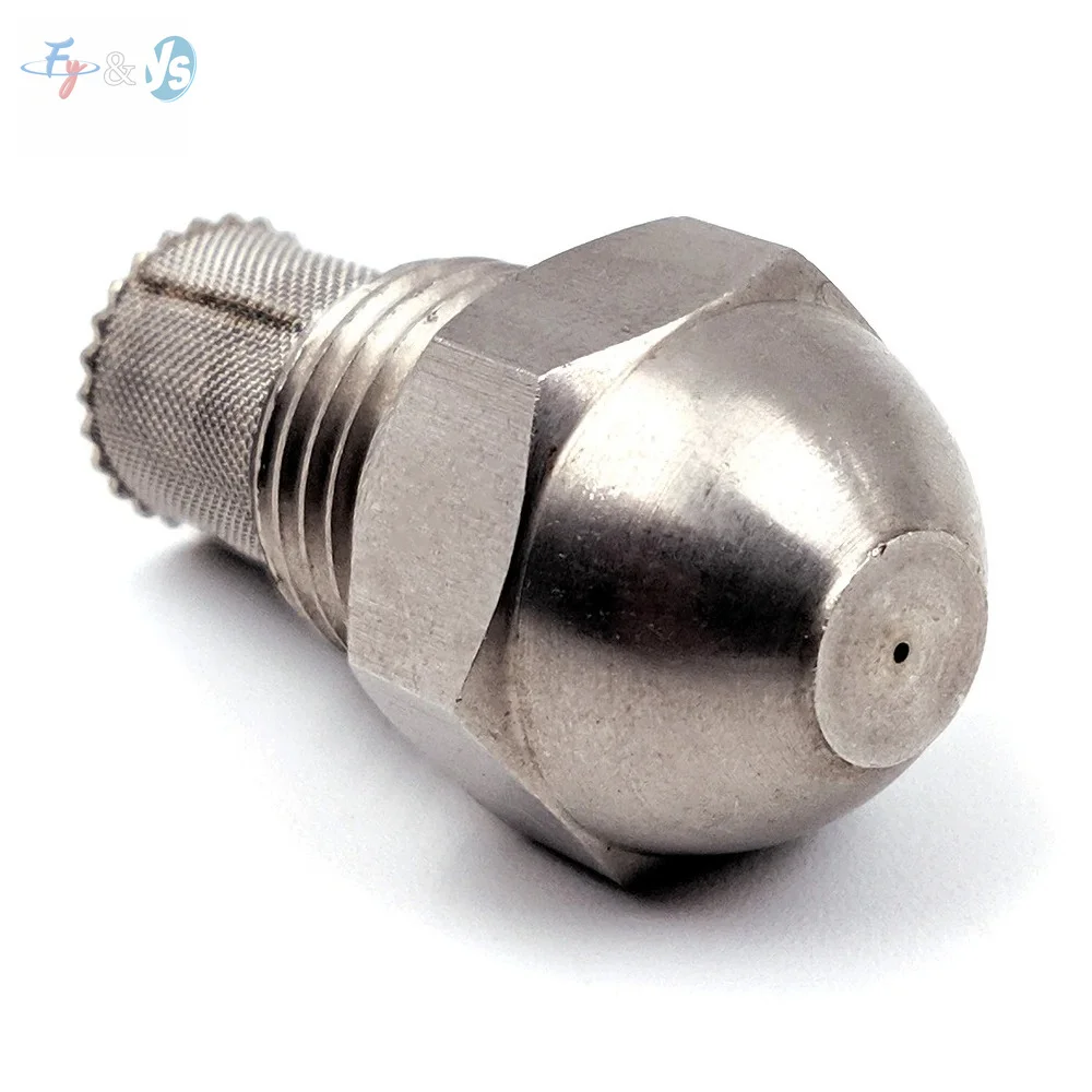 1/4 Inch Male Thread Industrial Stainless Steel Oil Nozzle For Burner Boiler Oil Burner Nozzle Fog Mist Nozzle 60 Degree
