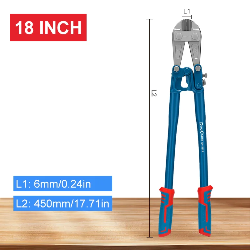 Multifunctionele platte neus-kabelknipper, zware uitvoering, handgereedschap, 12/14/18 inch, boutensnijders, draadkniptang