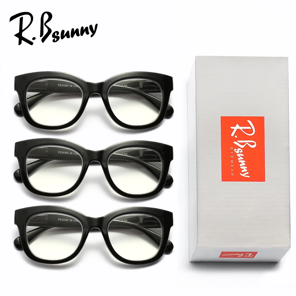 

3 шт. RBsunny ретро женские очки для чтения ретро анти-синие лучи женские оптические линзы 1,0 ~ 3,5 женские очки для дальнозоркости и дальнозоркости