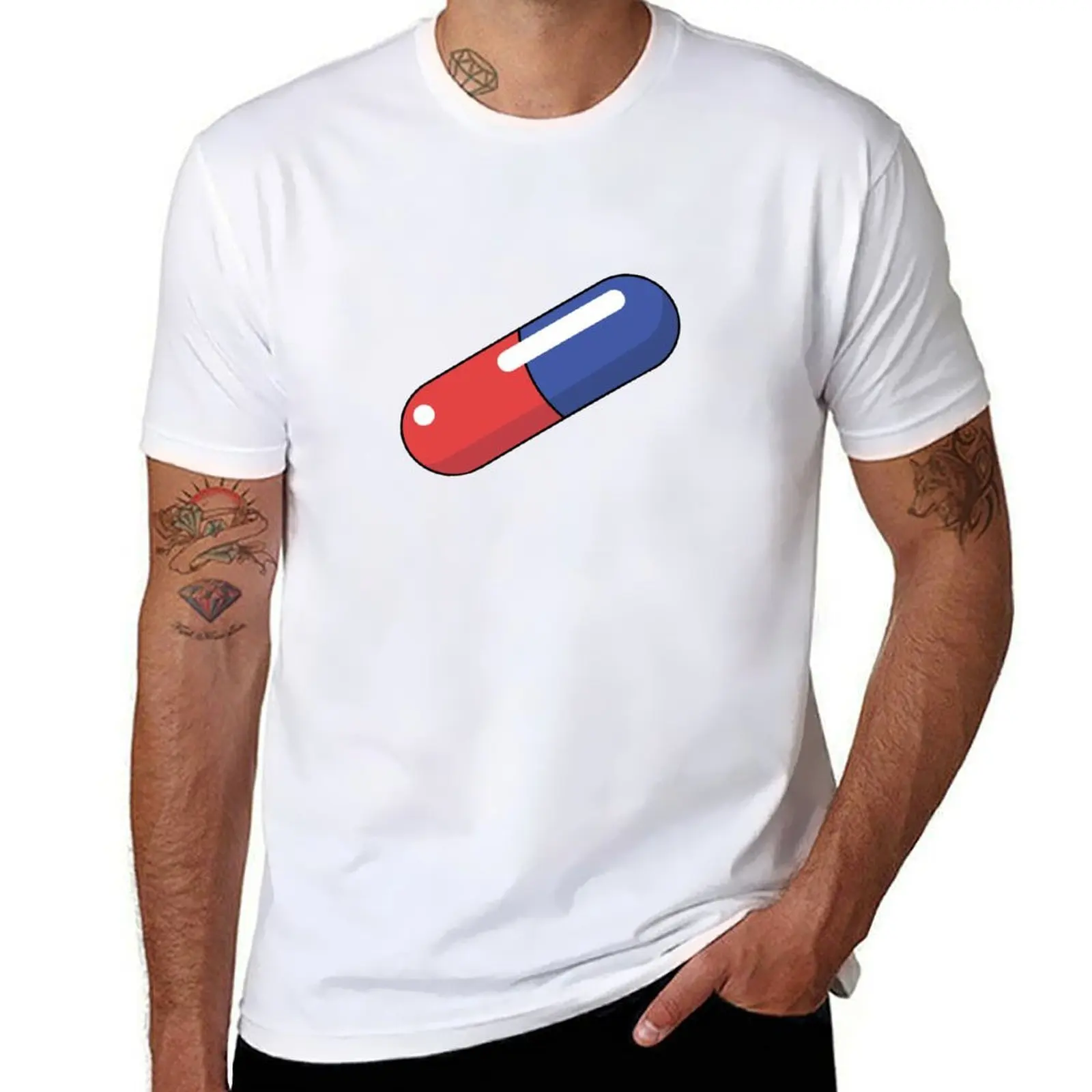 

Kaneda pill inspired by Akira T-Shirt funny t shirts man t shirt for man 100 percent cotton T-Shirt