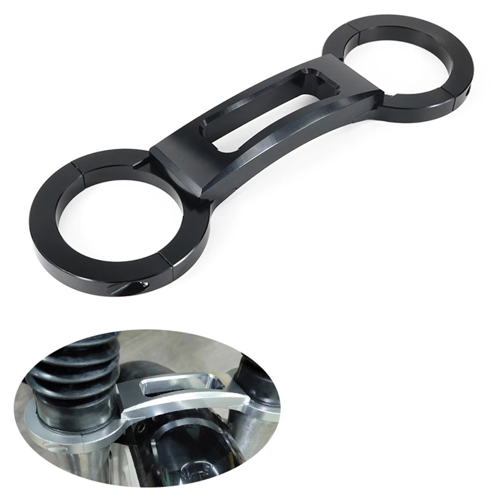 

Aluminum Fork Stabilizer Front Fork Brace Absorber Damper, Dyna Street Bob FXDB Dyna Super Glide Dyna Lowrider For Harley