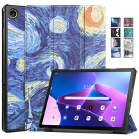 For Lenovo Tab M10 Plus 3rd Gen TB125FU TB128FU  Gen 3 Case 10 6 inch Tri-fold Leather Smart Case For Xiaoxin Pad 2022 Funda