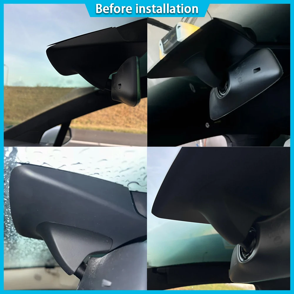 ZJCGO for Tesla Model X 2015-2025 Wifi 4K DVR Dash Cam OEM Camera Lens Video Recorder Night Vision 24h Parking Monitor