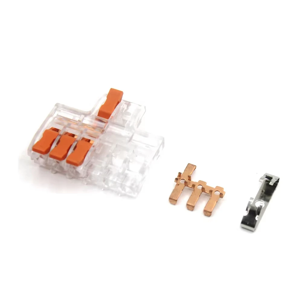 Mini Schnelle Kabelverbinder Universell Kompakt Klemmblöcke mit Hebel Abzweigleiter Elektrische Leiter Steckbar für Hausverkabelung Elektroinstallationen in Wohnungen SicherLötloser Verbinder, Flammfester Klemmblock, W – Detail 10