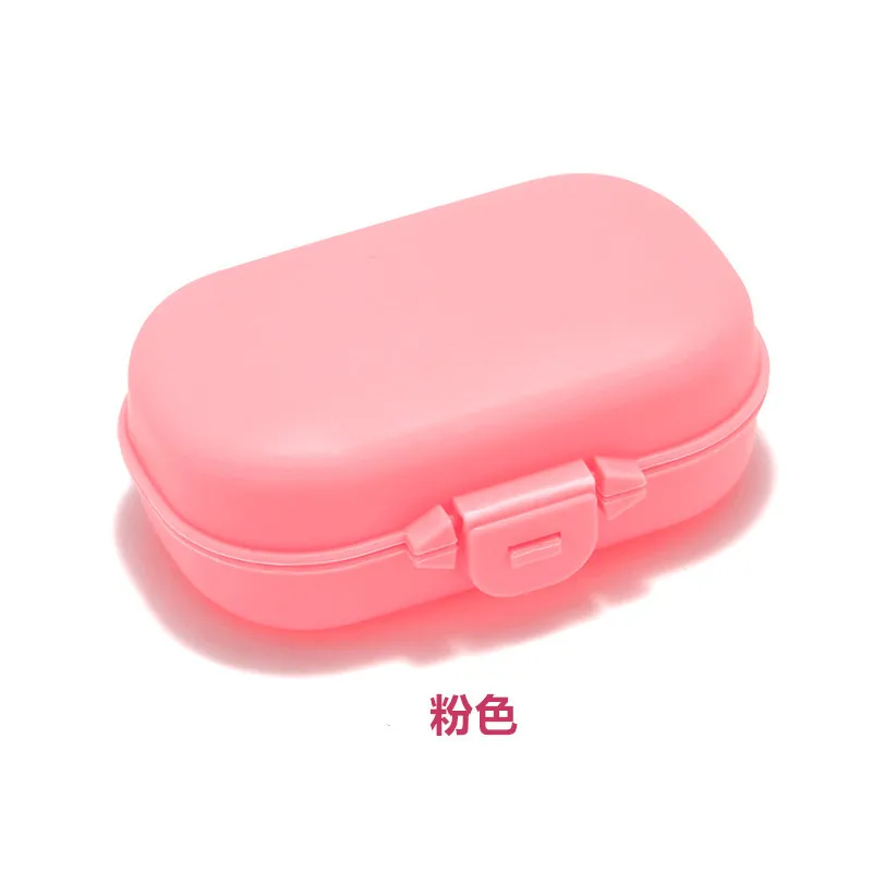 Portable medicine box, jewelry storage, colorful plastic box, PC button box, folding presbyopia folding box, glasses box storage