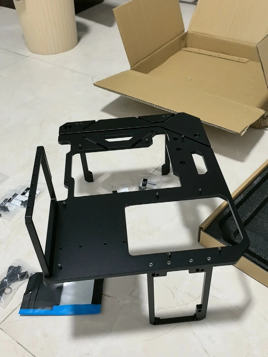 DIY Full Aluminum Water-Cooled Chassis Open Frame Panoramic Viewing Gaming Computer Case