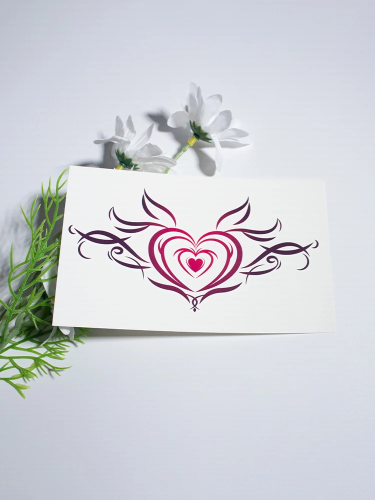 ملصقات الوشم المؤقت للنساء ، 3 حزمة ، ملصقا ، مقاوم للماء ، مثير ، المشاهير الإنترنت ، البطن ، لطيف