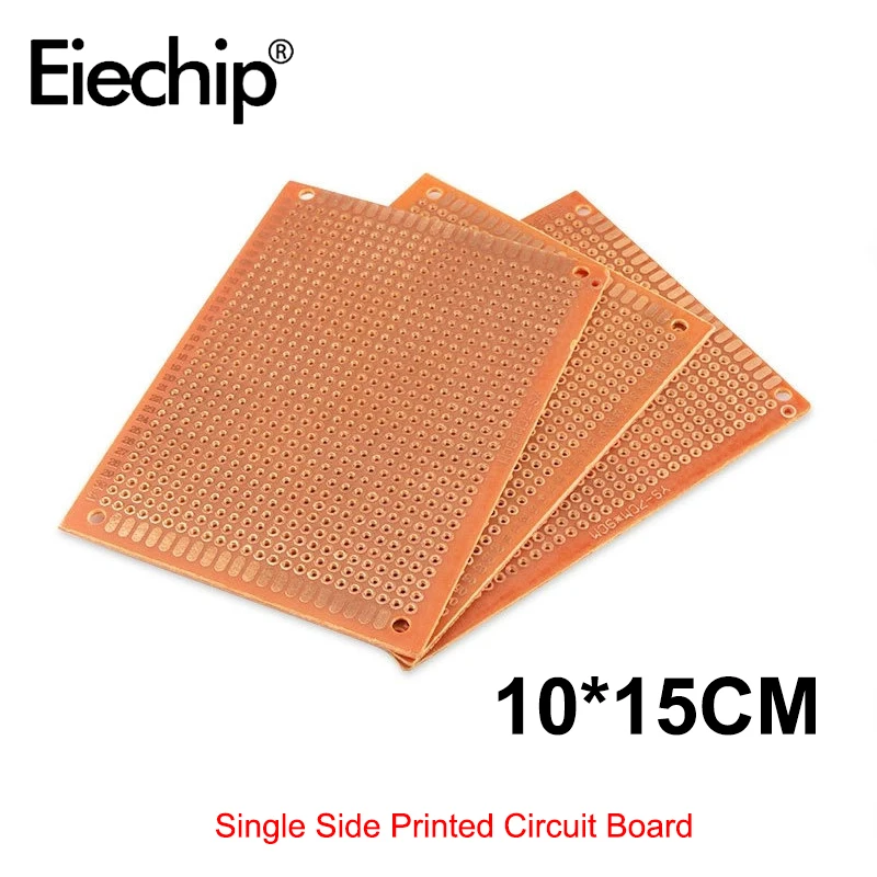 1pcs 10x15cm Universal Prototype PCB Board Single Side Printed Circuit Board Diy Electronic Copper Plate for DIY Soldering