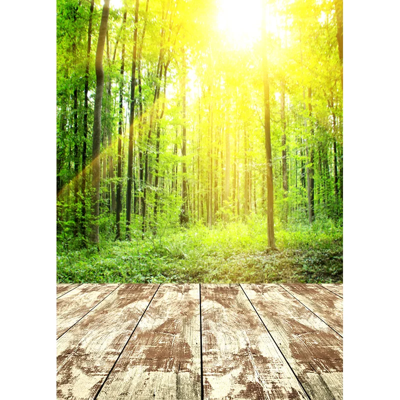 Landscape Spring Forest  Photography Backgrounds Sky Sea Scenery Baby Portrait Photo Backdrops Studio 210309TFX-03