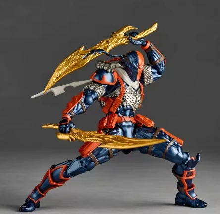 

In Stock Original KAIYODO Deathstroke Ver.1.5 Revoltech AMAZING YAMAGUCHI 17CM Anime Figure Model Collectible Action Toys Gifts