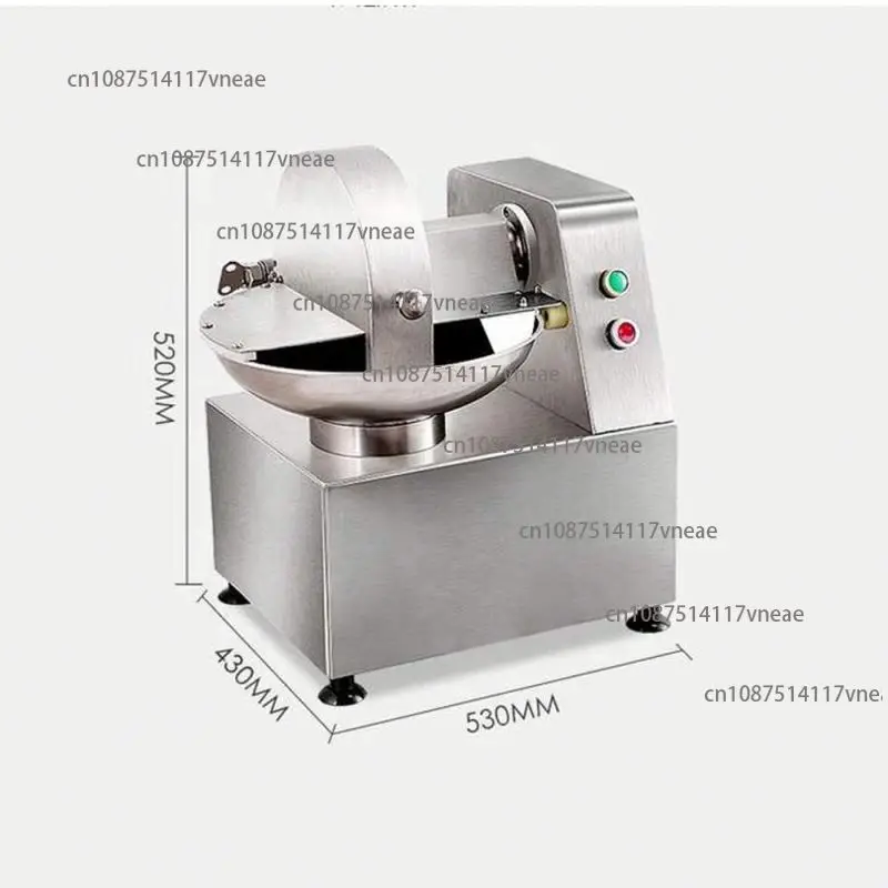 Automatic Commercial Household Multi-Functional Bowl Cutter Blender Grinder Meat Mixer for Vegetables Food Processing Machinery