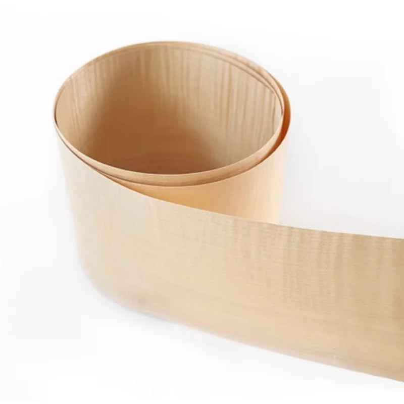 Natural White Maple Wood Veneer Guitar Enlaid With Thin Wooden Board Furniture Decoration Veneer