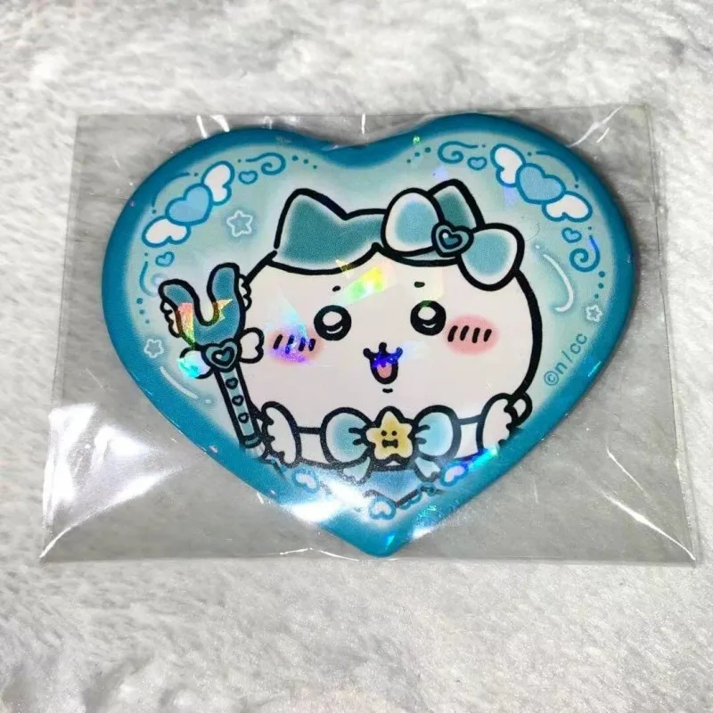 Cute Chiikawapink Hachiware Usagi Chiikawa Love Smacks Perimeter Badge Creative Gift