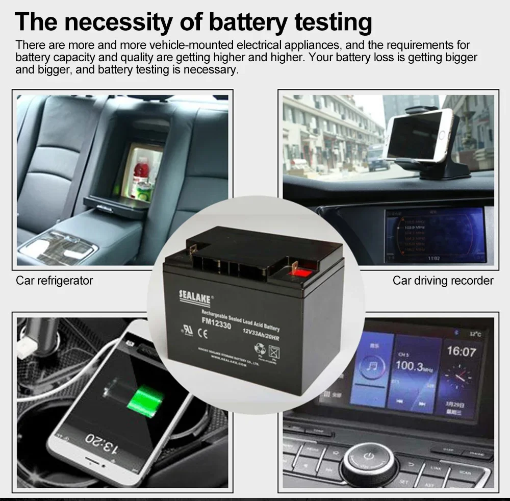 DUOYI DY2015 12V Car Battery Tester Auto Load Tools Digital Battery Analyzer Automotive Starting Type Lead-acid Batteries Tester - view 3
