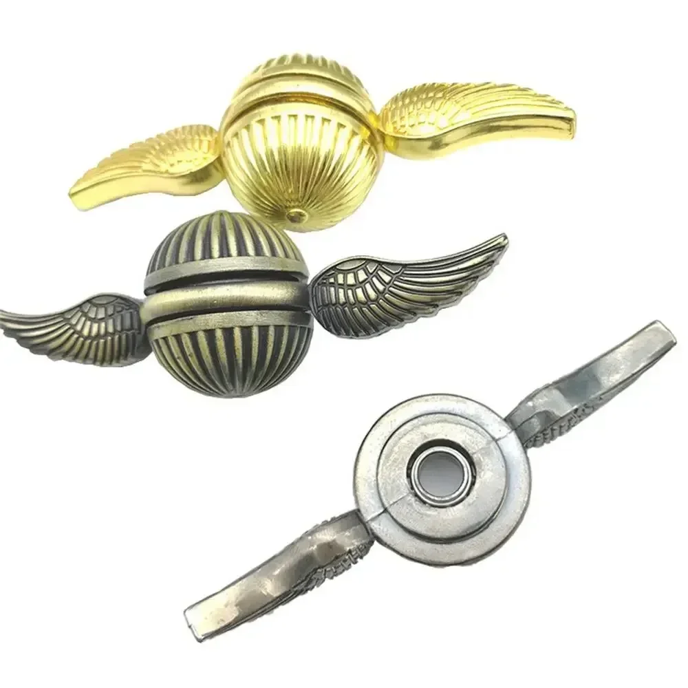 ปลายนิ้ว Gyro Golden Snitch Fidget Spinner สําหรับของเล่นเด็ก Gyro บรรเทาความเครียดความเครียดบรรเทาของเล่น juguetes para adulltos