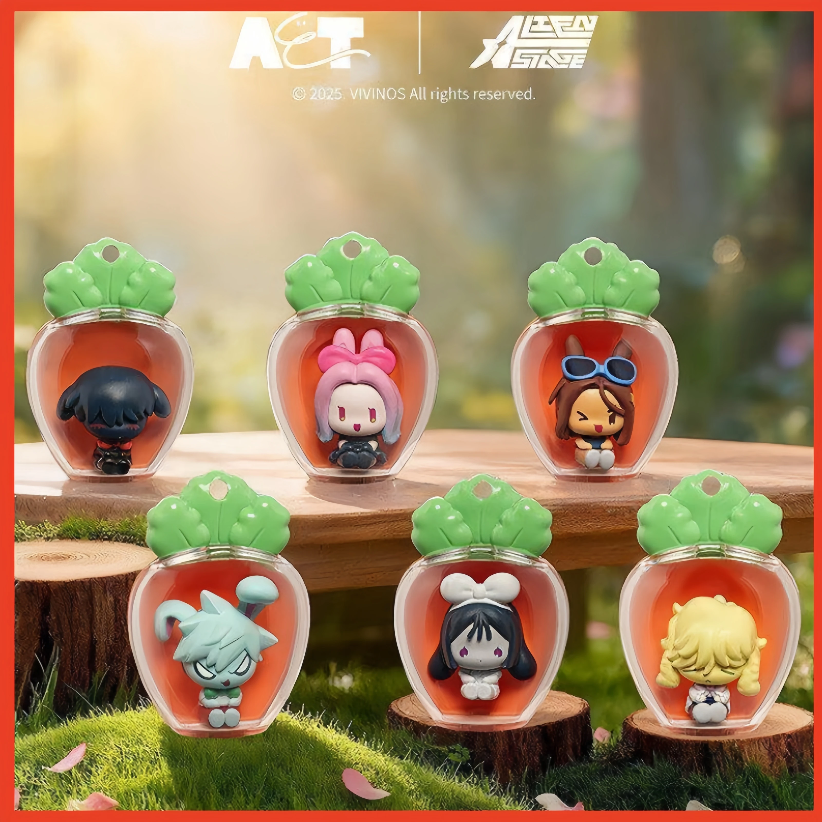 

AET Alien Stage Super Mini Radish Blind Box Cute Figure Dolls Trendy Play Christmas Birthday Gift Desktop Keychain Ornament