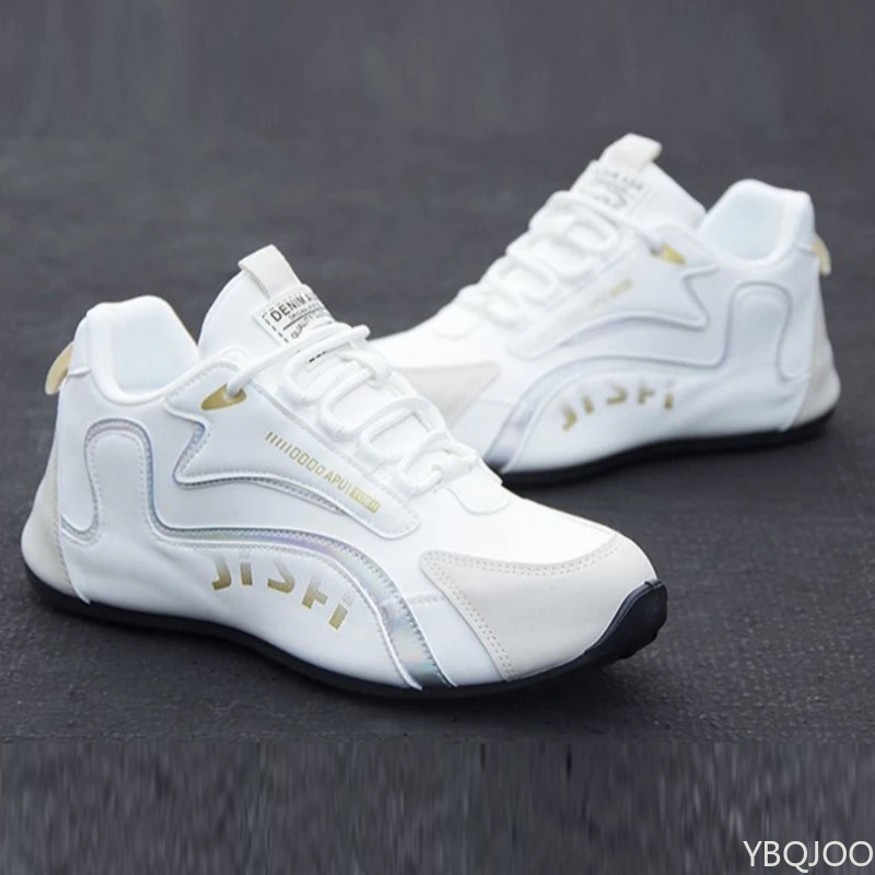 2025 حجم كبير الخريف موضة جديدة البند تنفس أحذية رجالية مريحة غير رسمية متعددة الاستخدامات خفيفة الوزن شقة أحذية رياضية للرجال #5