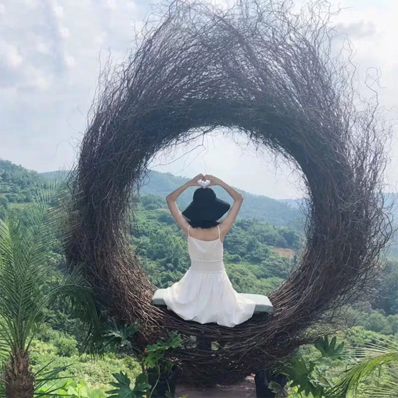 Bird's Nest Swing Outdoor Large Love Bird's Nest Photo Hanging Chair