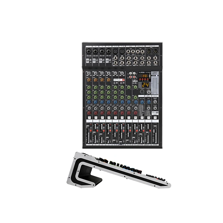 12 Channel Digital Audio Mixer Portable Mixing Console USB Interface Sound Card With 24 DSP Echo 48V Phantom Power