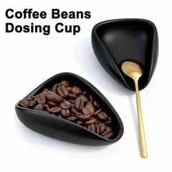 Coffee Beans Dosing Cup Trays Pottery Tea Separator Vessel Ceramic Measure Ware Espresso Bean Scoop Shovel Coffee Accessories 