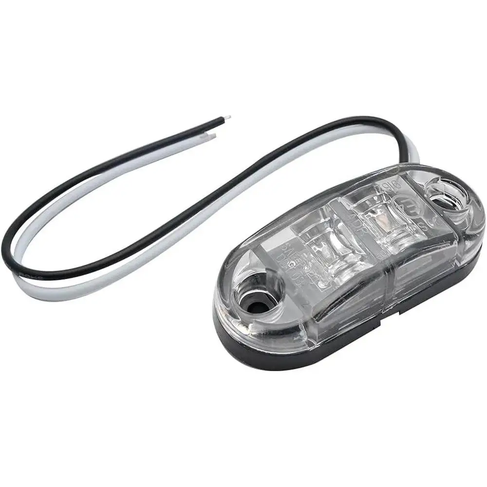 

10V-30V 2 Pcs LED Side Marker Lights Car Lights Red/ Amber Universal For Trailers, Trucks, Vans, Buses SUVs