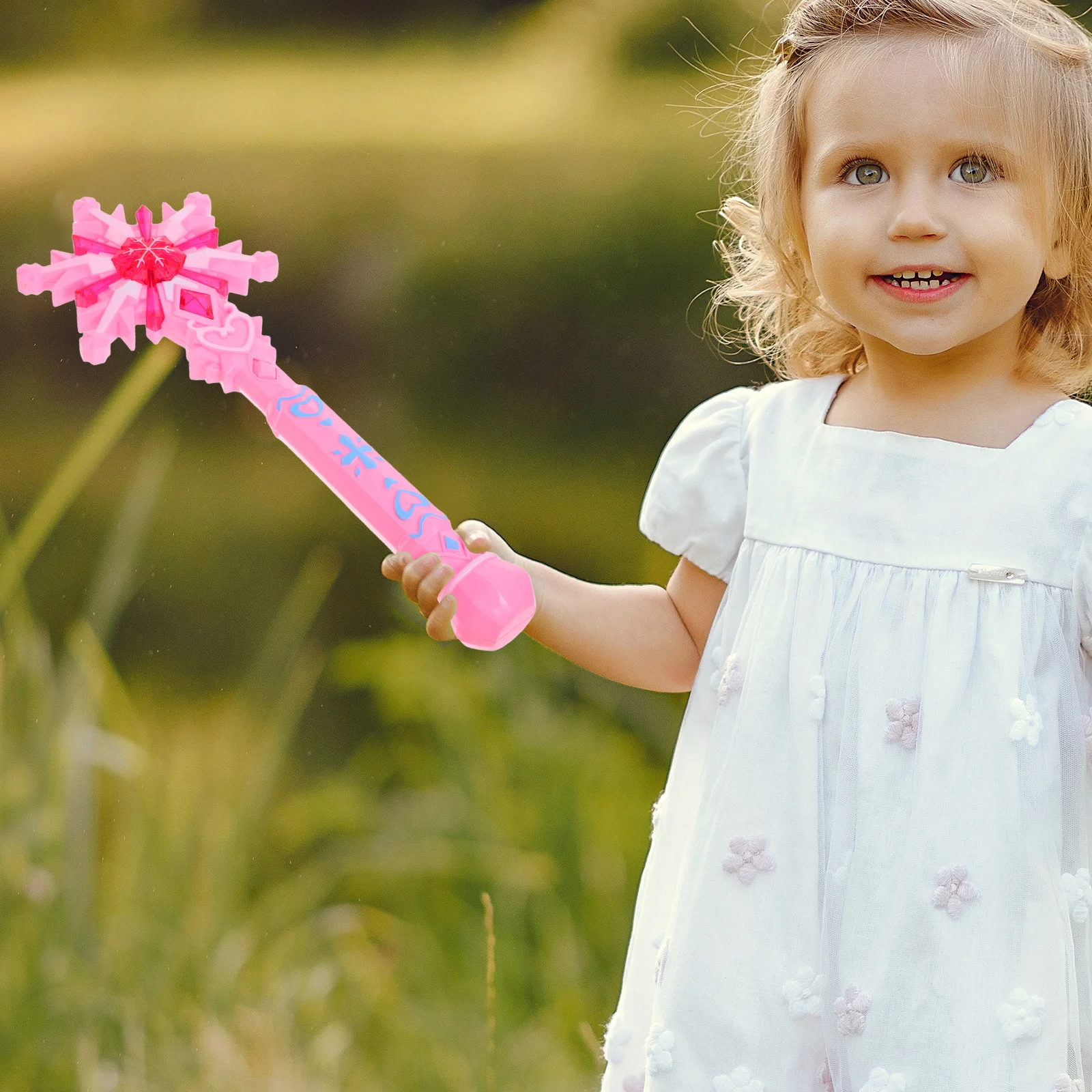 

Светящаяся палочка-снежинка, светодиодная волшебная палочка принцессы для девочек, ролевая игра, рождественская праздничная вечеринка, светящаяся подсветка