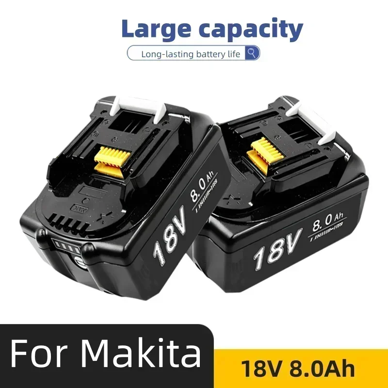 Large capacity spare lithium-ion battery for Makita BL1830 BL1830B BL1840 BL1840B BL1850 BL1860 power tool battery