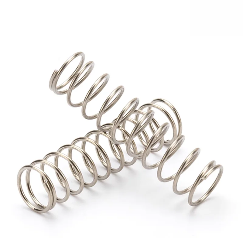 304 aço inoxidável Return Compression Spring, pequena Rust Resistant Return Spring, 1.2-1.4mm, 15Pcs