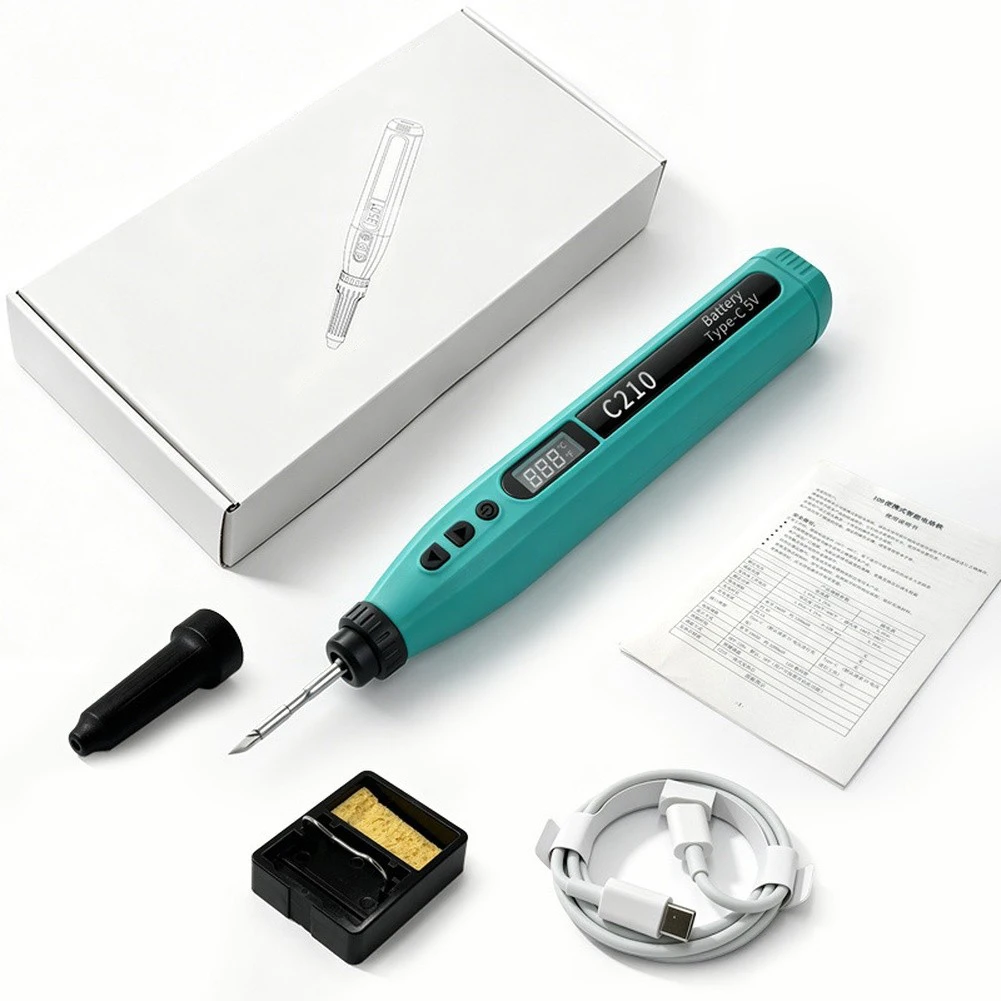 Diy Electronics Tools - Smart Digital USB Soldering Iron Set