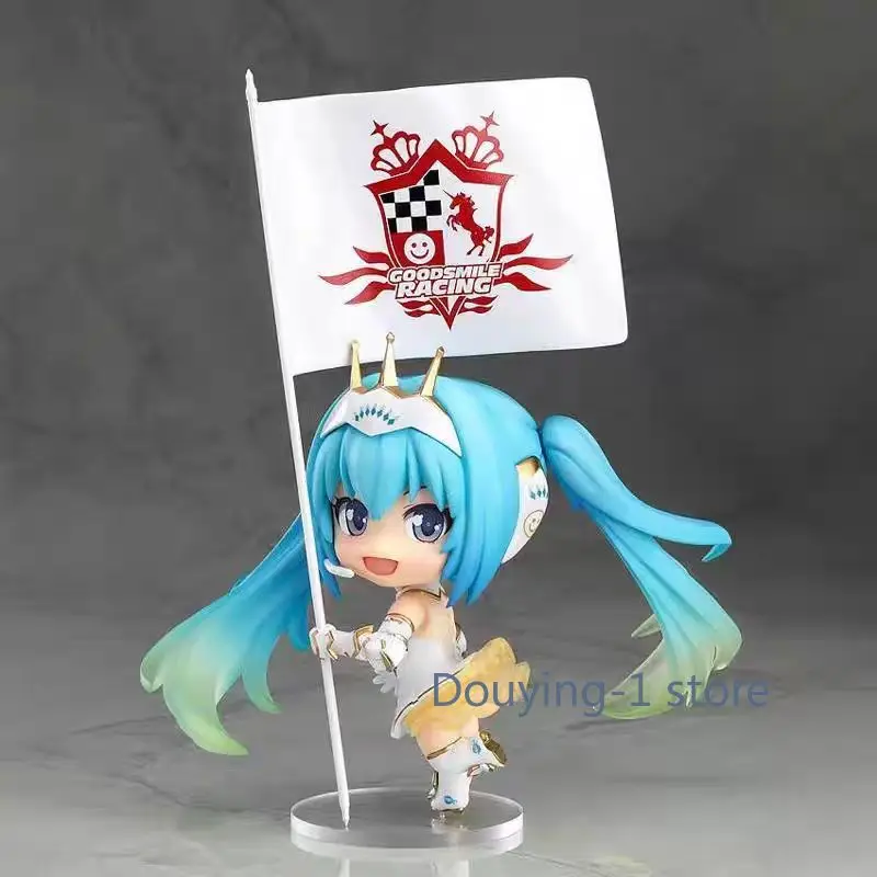 متوفر في المخزون الأصلي GSC 517 Racing Miku 2015 Ver. لعبة مجسمة مجموعة شخصيات الحركة فوكالويد