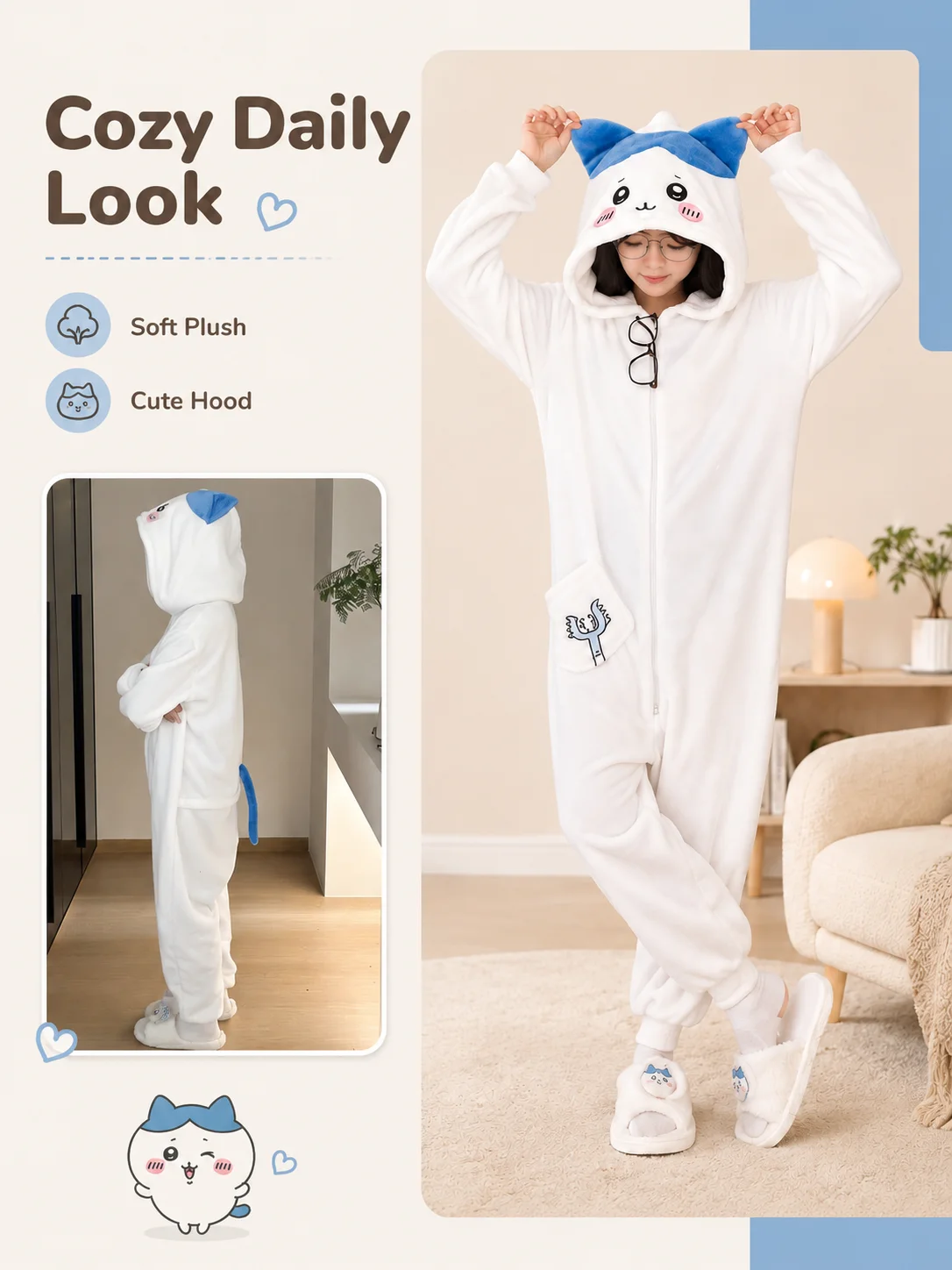 Chiikawa Hachiware Pakaian Tid - Winter Clothing Cute ulasan dan harga