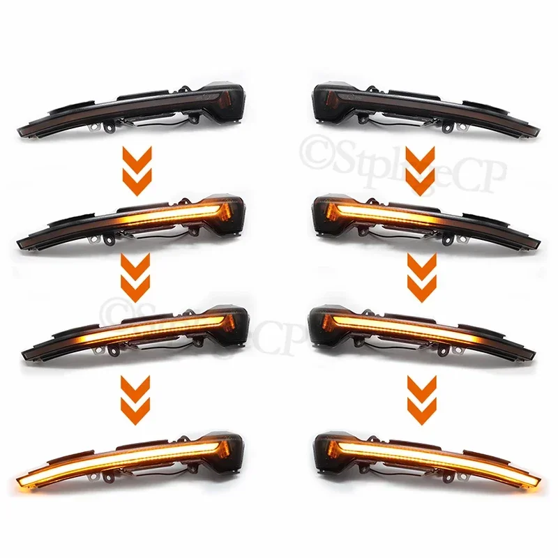 For SEAT Leon III Mk3 5F 13-18 Ibiza KJ Mk5 V Arona 17-18 LED Dynamic Turn Signal Blinker Sequential Side Mirror Indicator Light