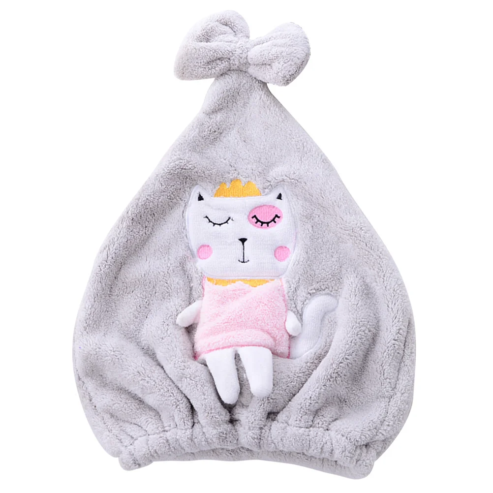 

1pc Dry Hair Cap Thickened Coral Fleece Fast Drying Towel For Travel Hotel Spa Bathing Hair Care Gift Shower Headcloth