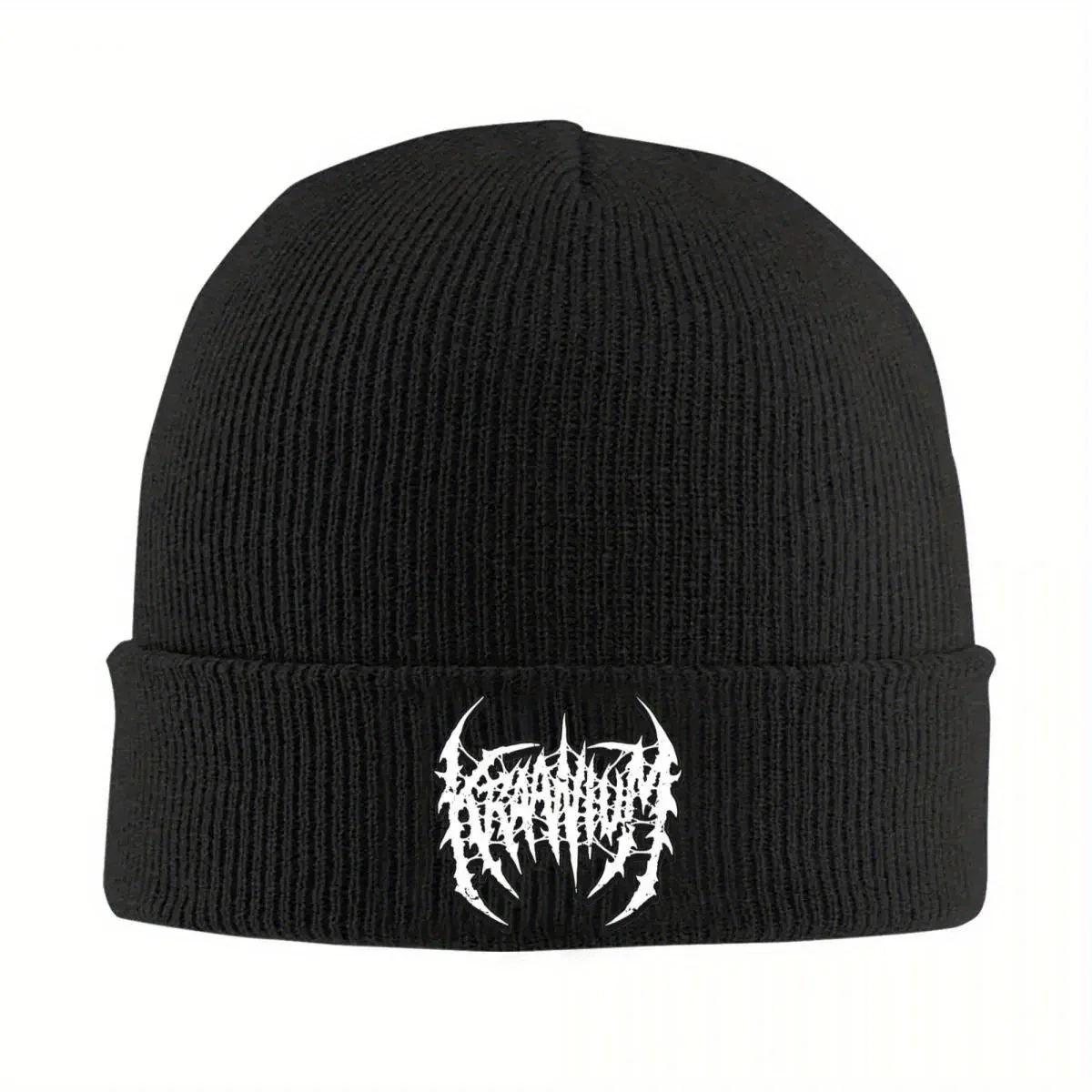 Kraanium Merch Knitted Hat Women's Men's Skullies Beanies Winter Hats Acrylic Cerebral Incubation Brutal Death  Melon Cap
