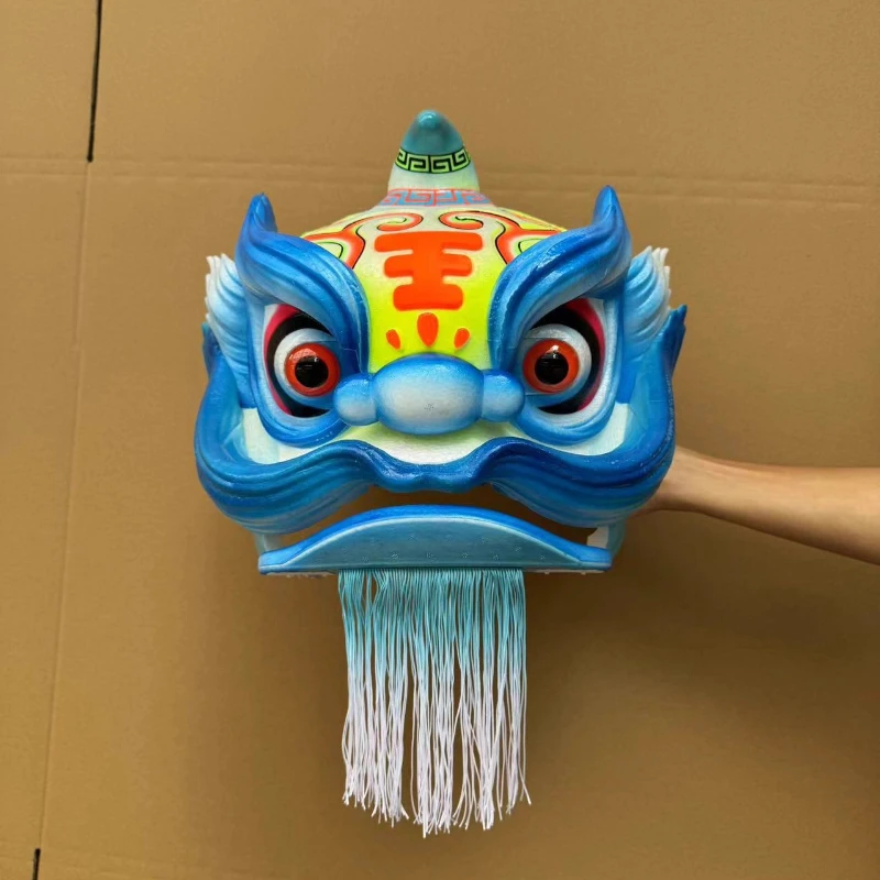 

Lion Dancing Ornament Foam Lion Head Decoration Featured Meeting Souvenir Children's Lion Dancing Toy Gift