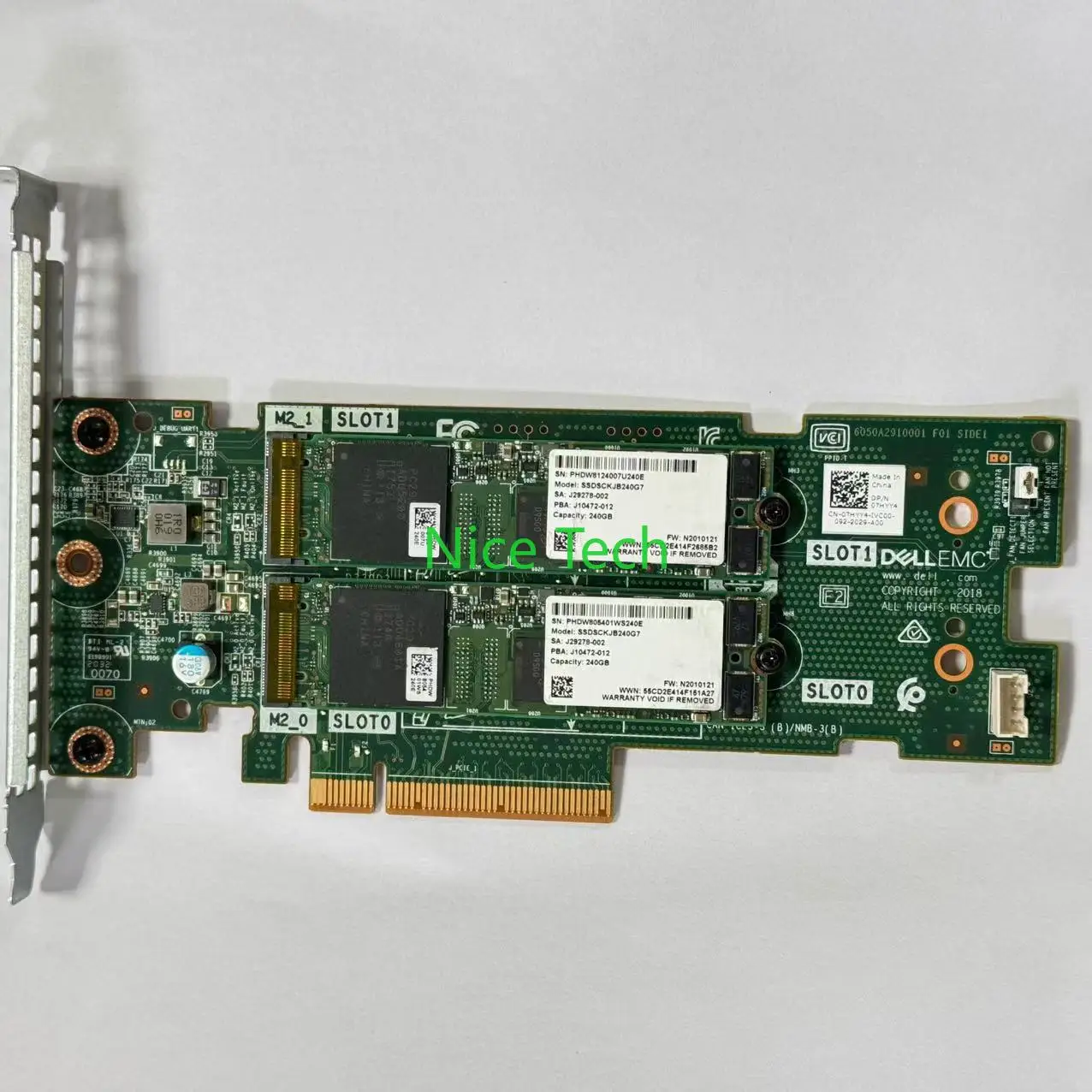 

Карта BOSS с жесткими дисками 2x240G M.2 для машин R740 R740 XD 14-го поколения