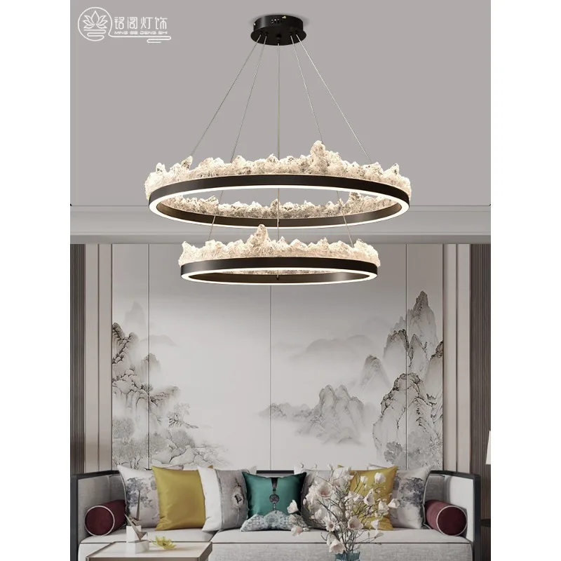 

Новая китайская люстра: современная, минималистичная, роскошная, дизайнерская, для гостиной, создающая атмосферу высокого класса, для главного зала.