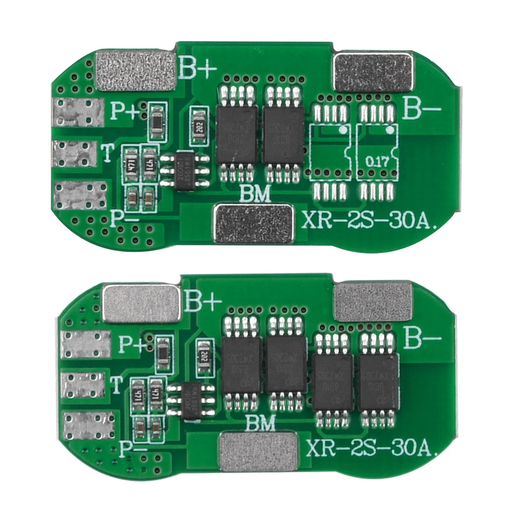 BMS 2S 7.4V 8.4V 18650 Lithium Battery Protection Board Li-ion Batteries Charge Discharge Protection Module Protect 2S 5A 6A 10A