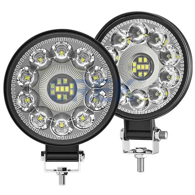 Новинка от CREK, 3,3 дюйма, Рабочая лампа, круглая Рабочая лампа, 12 В, 24 В, дополнительная противотуманная фара для автомобильного вождения, для внедорожника, квадроцикла