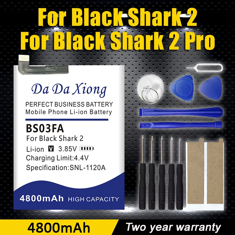 

4800 мАч BS03FA BSO3FA аккумулятор для телефона Xiaomi Black Shark 2/2Pro, высококачественный аккумулятор BB03FA + инструменты