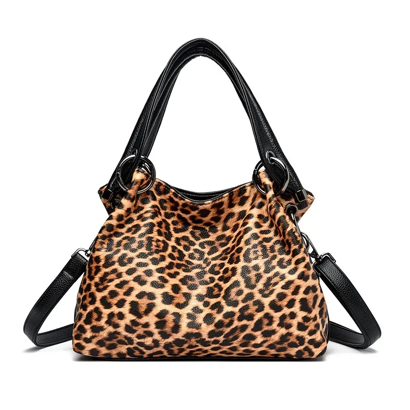 2024 New Fashion leopard Women Handbags European Design Leather Ladies Shoulder Bags Female Girl Brand Luxury Crossbody Bag