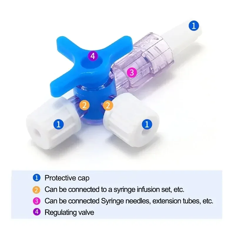 Disposable Package Medical Three Set Stop Cock 3 Way Stopcock  fast shipping