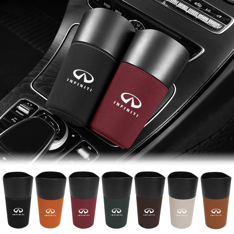 

Car Multi-Function Rubbish Bin Waterproof Garbage Storage Bucket For Infiniti Q50 FX35 Q30 G37 Q70 QX70 G35 Q60 QX50 QX60 QX80 Q