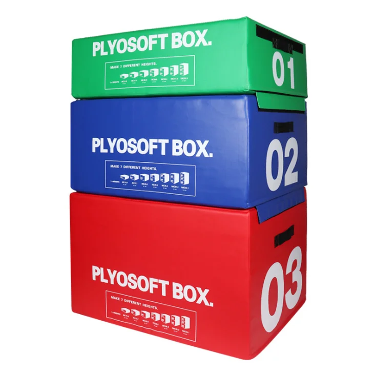 ジム用PUレザー製ジャンプボックス ソフトフォームジャンププ - Plyo Jump Box のレビューと価格