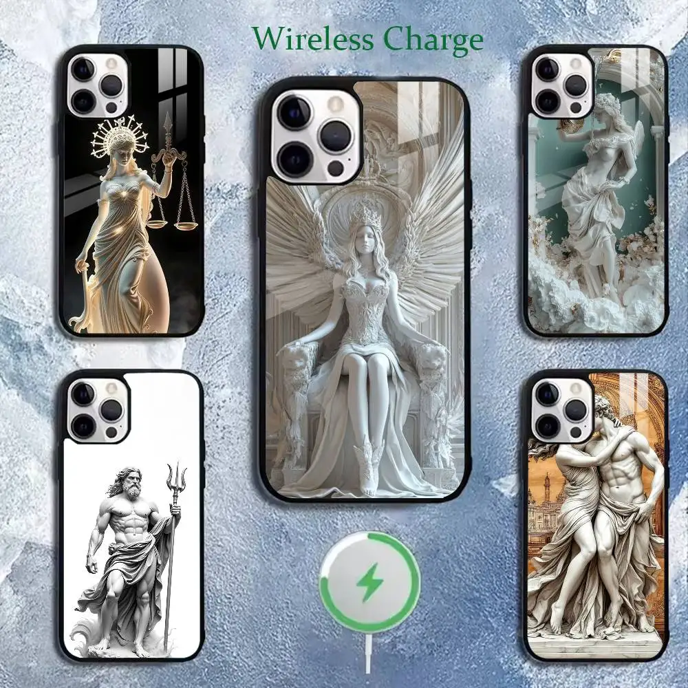 

ART Ancient Greek mythology Phone Case For iPhone 17,16,15,14,13,12,11Plus,Pro,Max for Magnetic Wireless Charging