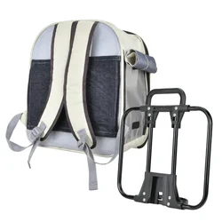 Litepro Bicycle For Brompton Bag Dual-Use Pet Package Breathable Outdoor Double Shoulder Cat Backpack For Birdy Dahon Bag