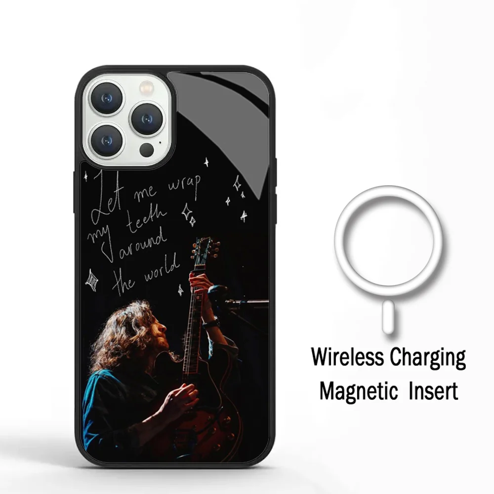 H-Hozier Take Me To Church Phone Case For IPhone 11 12 13 14 15 Plus Pro Max Mirror Acrylic Cover For Magsafe Wireless Charging